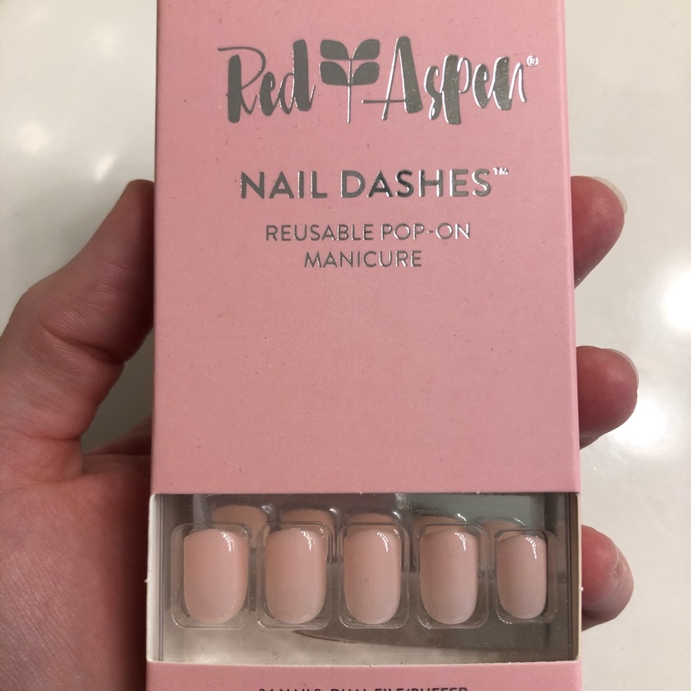 Red Aspen Nail Dashes Ballet Slipper